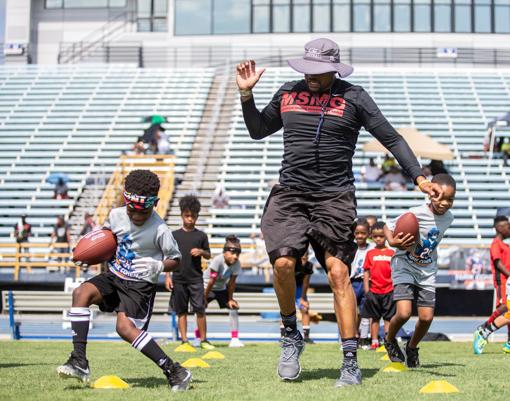 Tarik Cohen's football camp